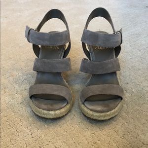 Vince Camuto wedge suede sandals